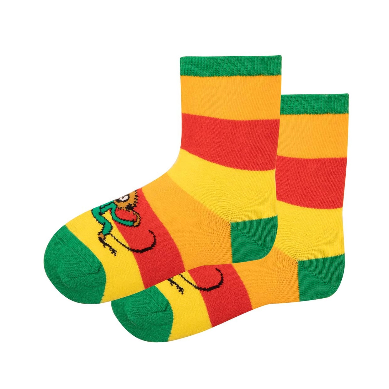Pippi Longstocking Pippi Socks 2-pack green | Martinex